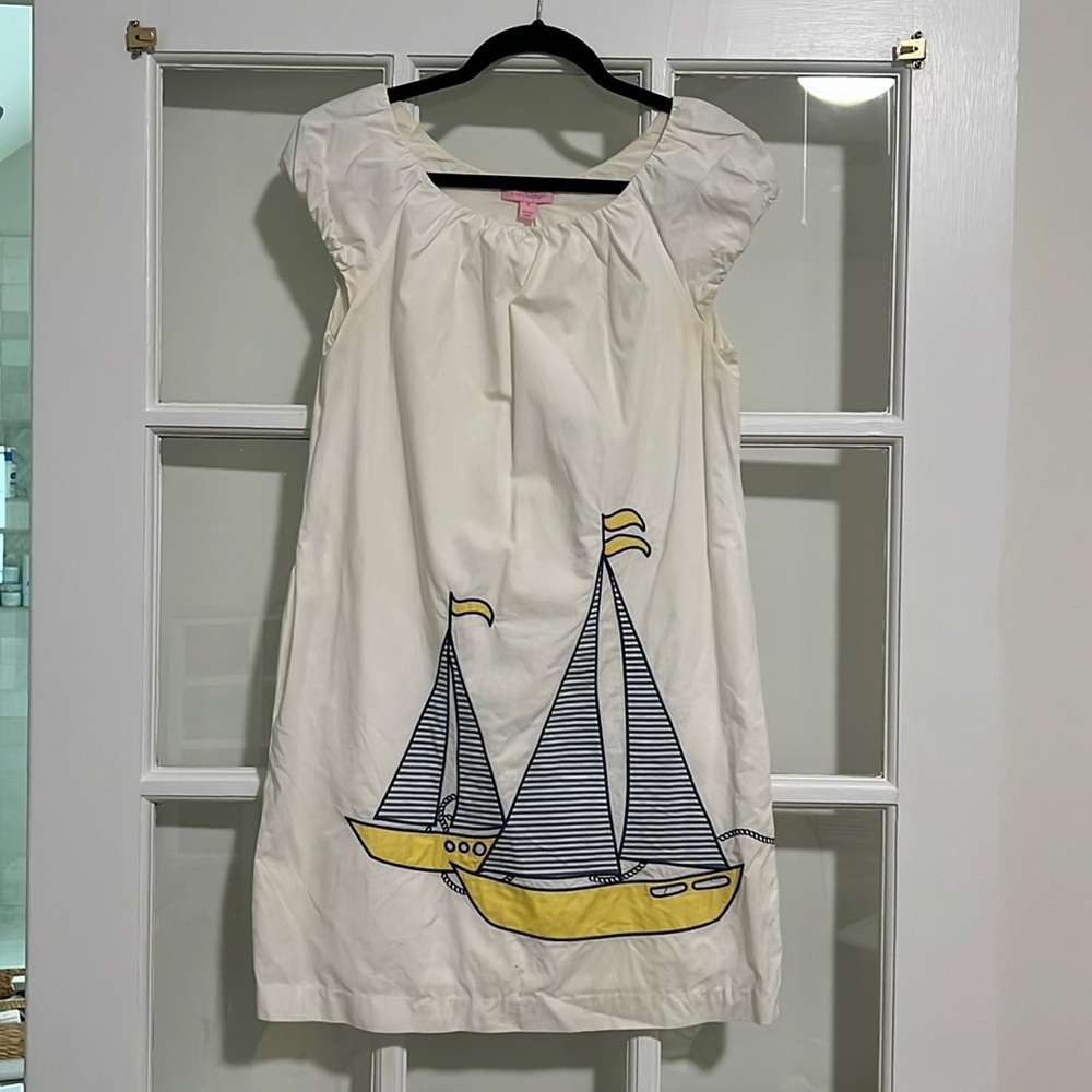 Lilly Pulitzer Sailboat Dress- size S